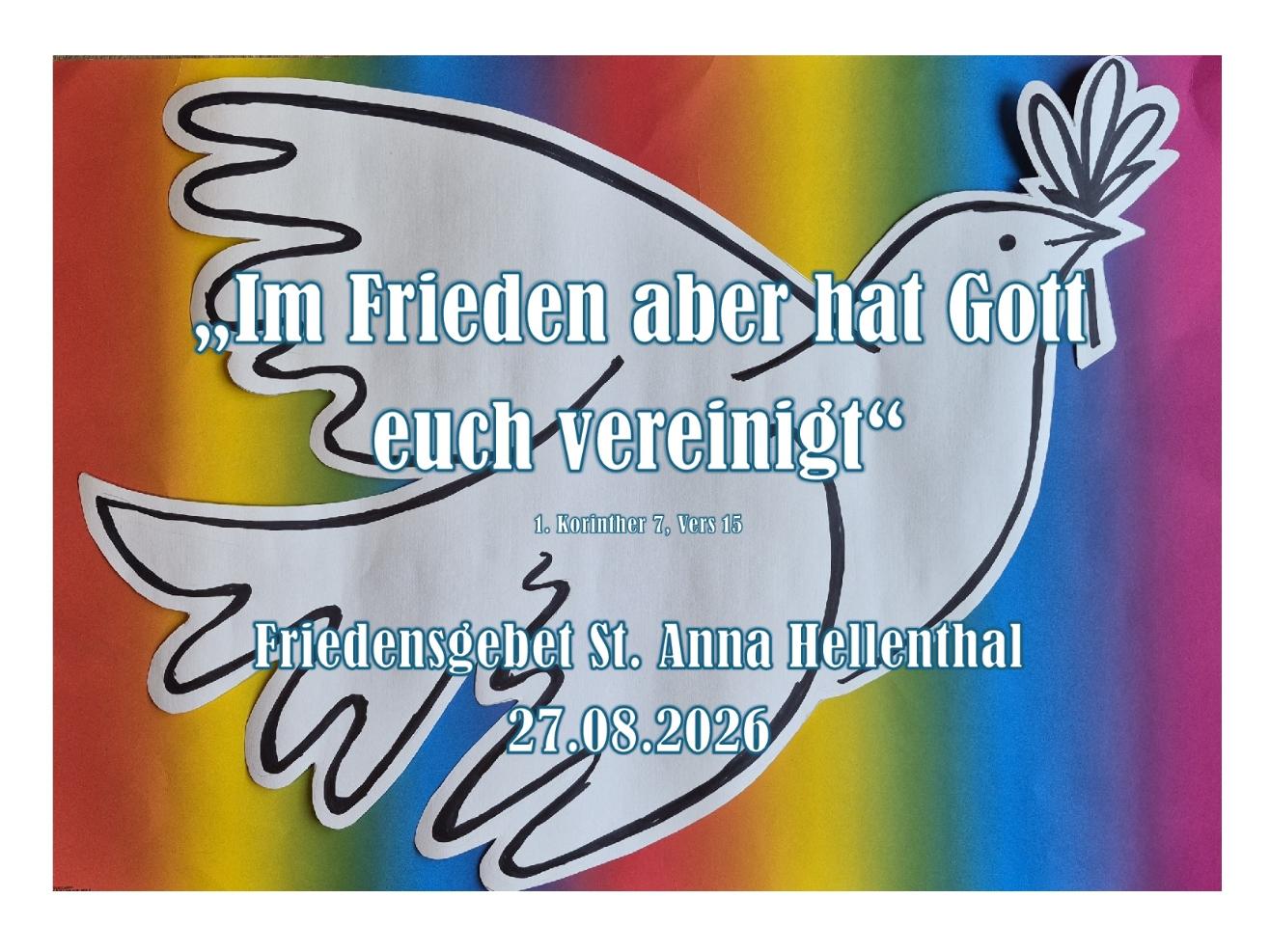 Friedengebet am 27.08.2026 100