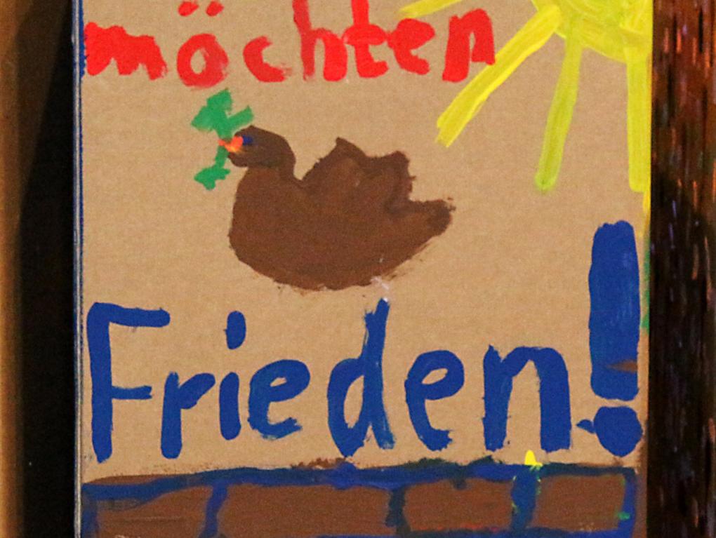 wir wollen Frieden