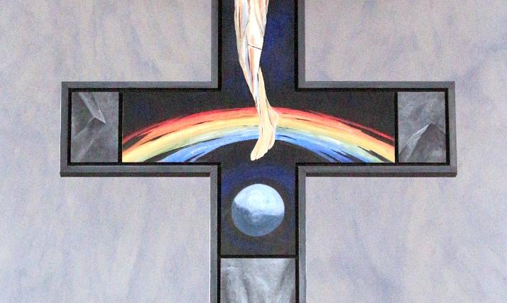 Das Altarkreuz von vorne