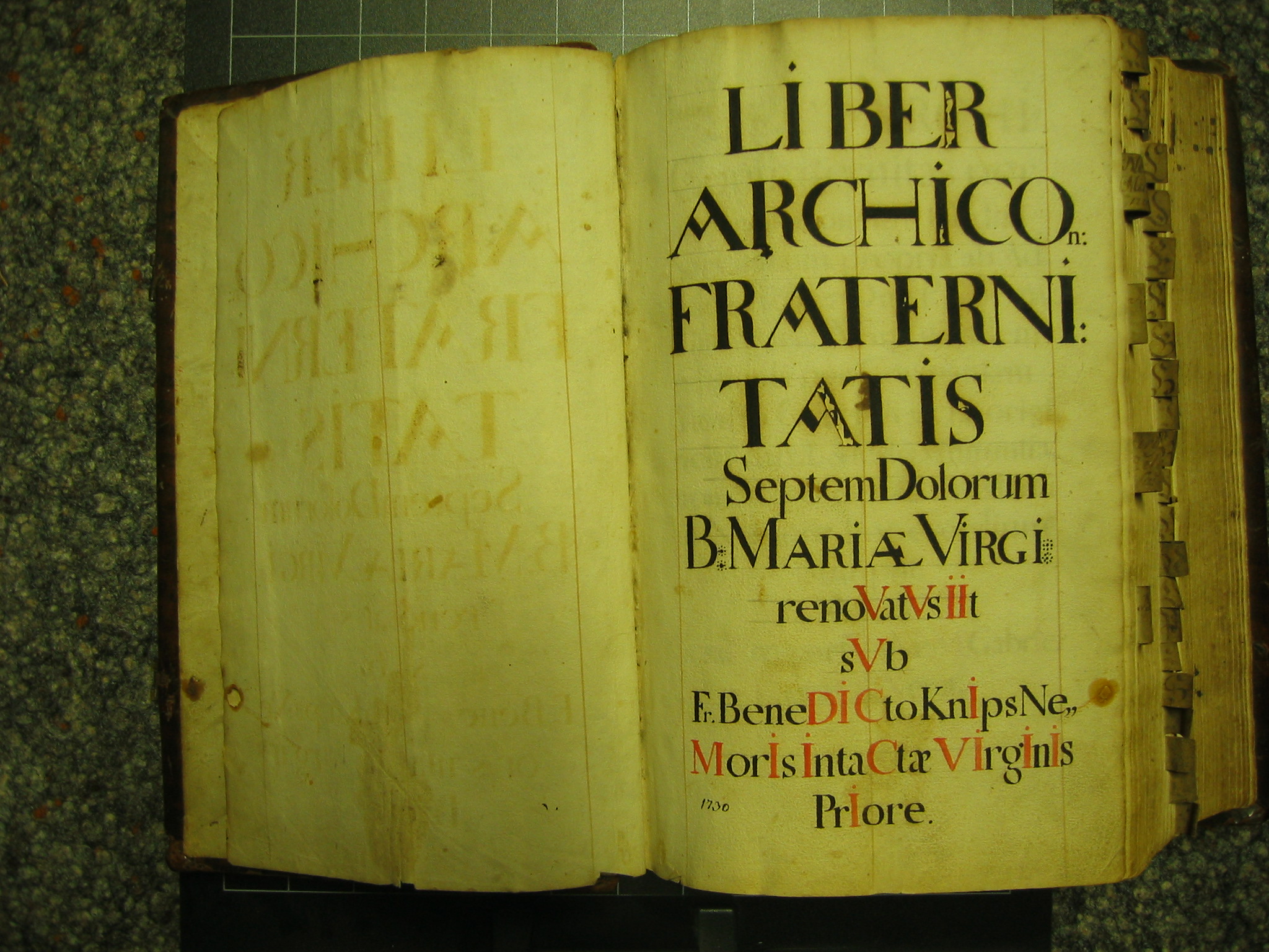 Heimbacher Wallfahrtsbuch von 1730