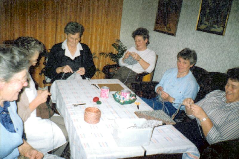 Einige Frauen des Lepra-Kreises